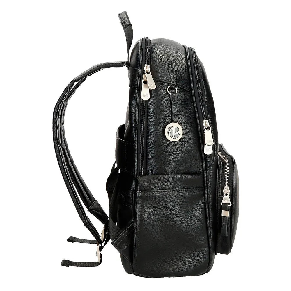 Mochila Porta Ordenador Pepe Jeans Elia Negro 16L