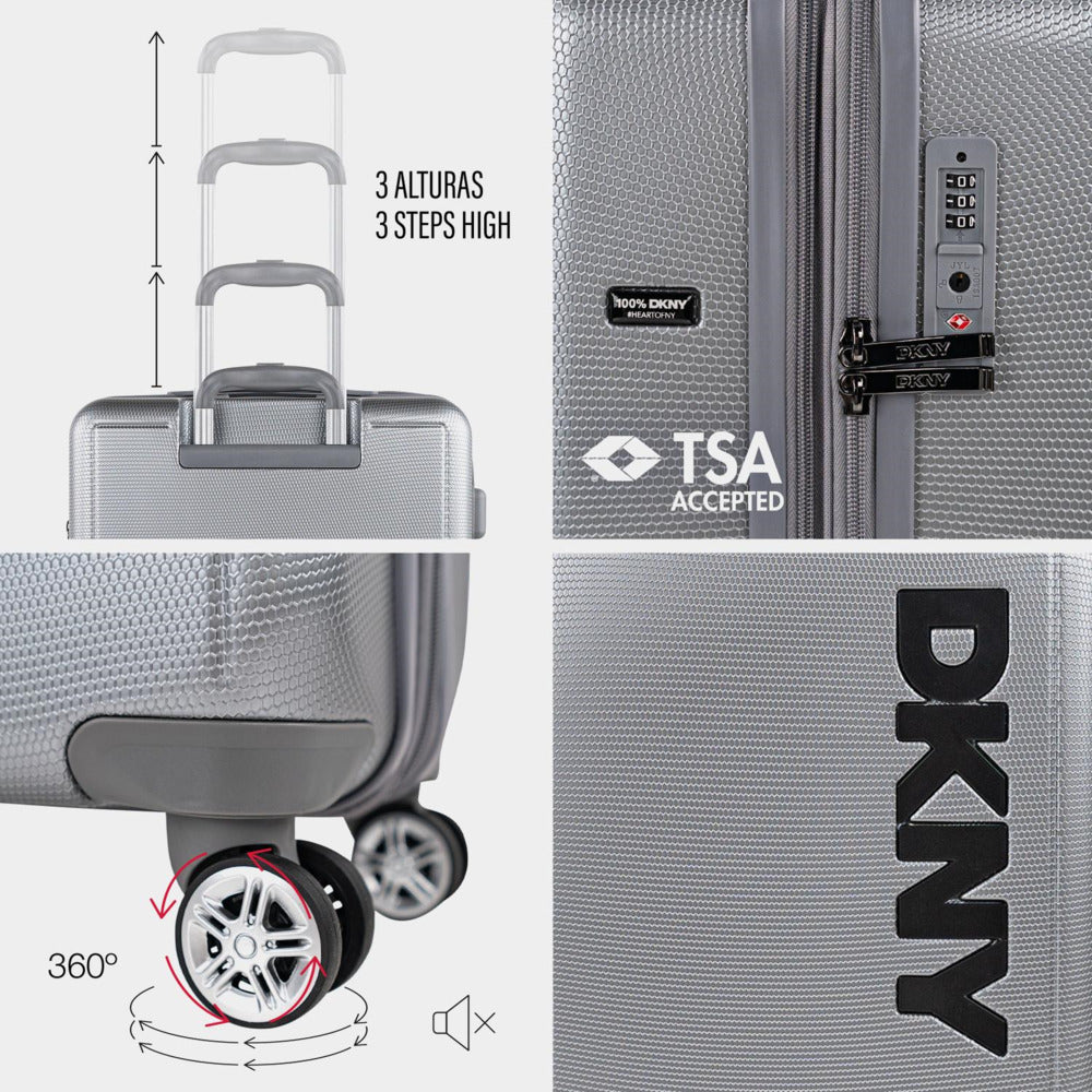 Juego de 2 Maletas Cabina y Mediana DKNY - 3103 Simply Put