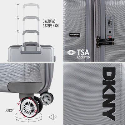 Juego de 2 Maletas Cabina y Mediana DKNY - 3103 Simply Put