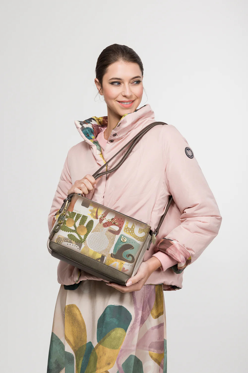 Bandolera estampada Anekke Amphora