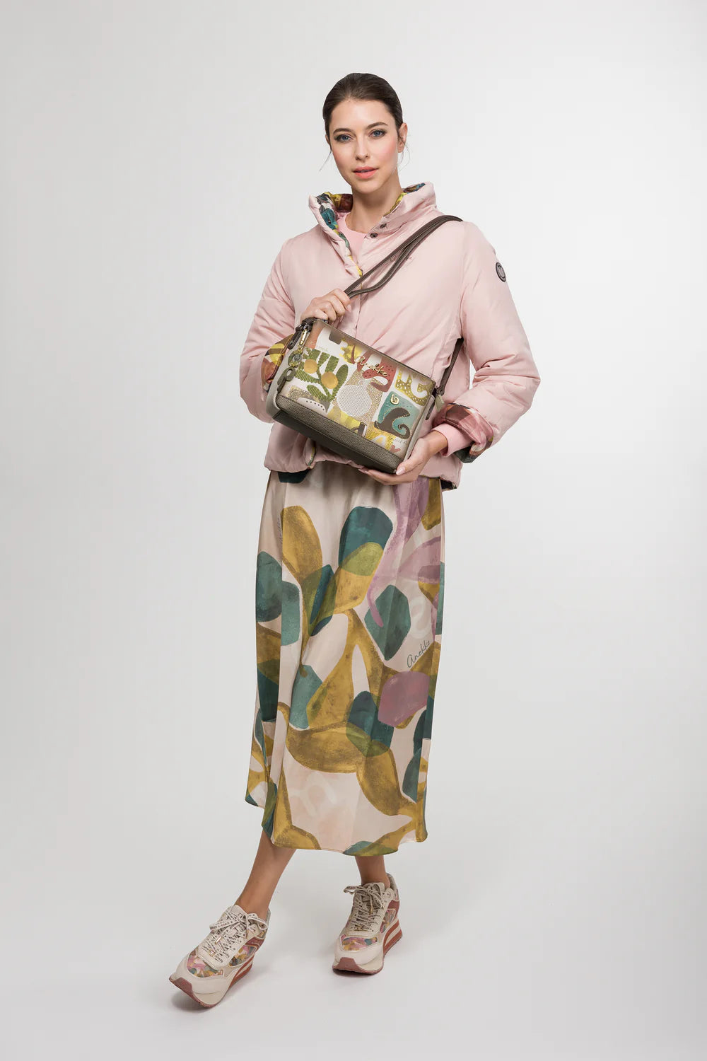 Bandolera estampada Anekke Amphora