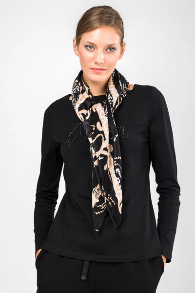 Pañuelo cuadrado plisado Anekke