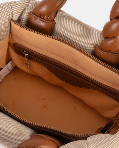 Bolso de Mano Pepe Moll City Madras Sand