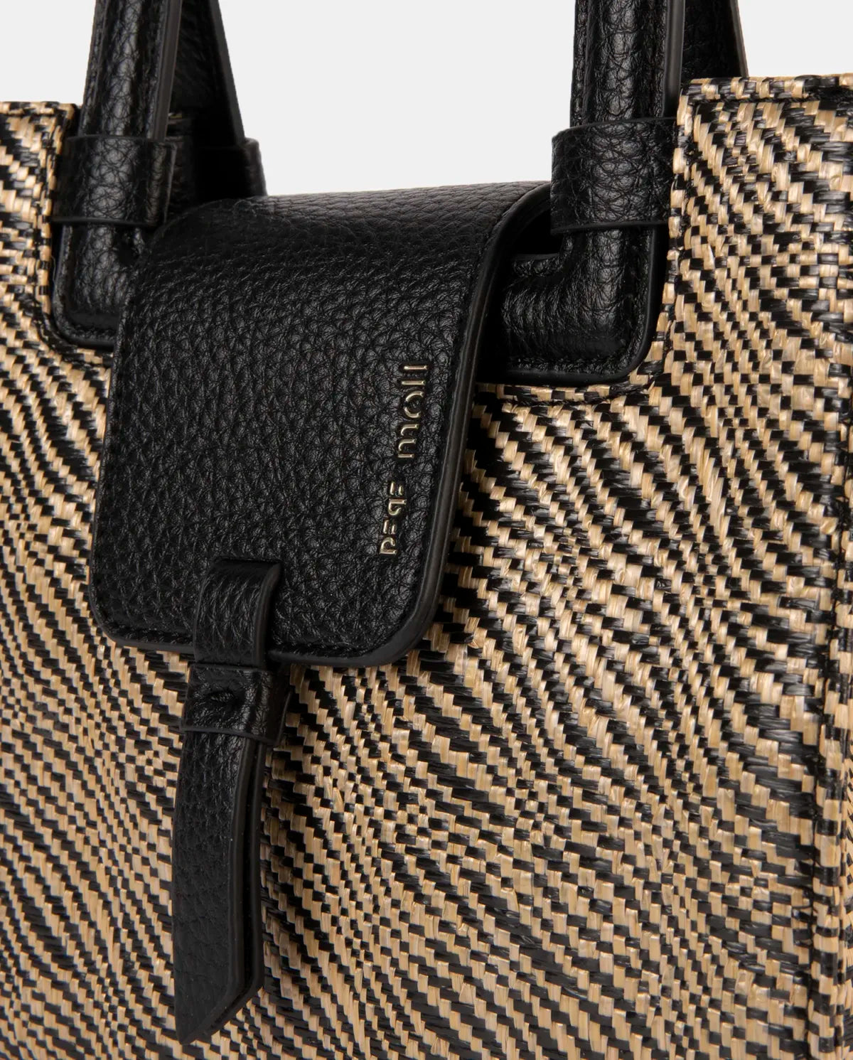 Bolso de Mano con Bandolera Pepe Moll Violet Capri Black