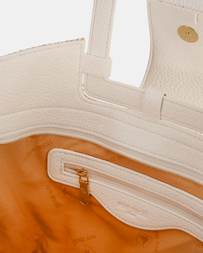 Bolso de Mano Pepe Moll Violet Capri White
