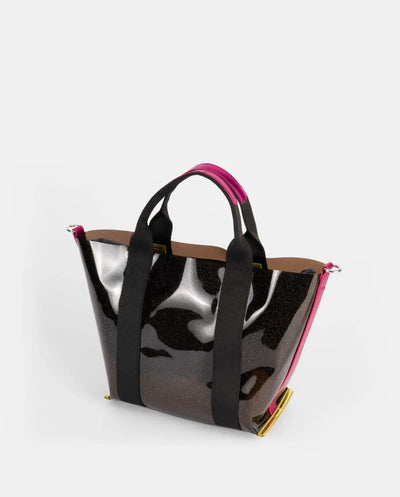 Bolso de Mano Pepe Moll Catrina Vinyl Negro