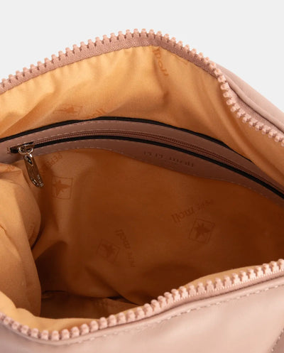 Bolso Bandolera Pepe Moll Lena Napa Puff Nude