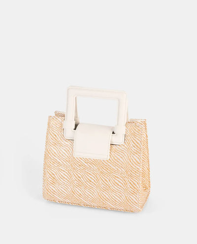 Bolso de Mano con Bandolera Pepe Moll Violet Capri White