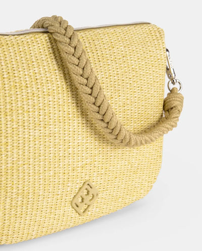 Bolso de Hombro Pepe Moll Sylvie Rafia Lime