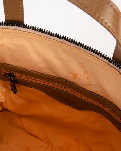 Bolso de Mano con Bandolera Pepe Moll Heidi Ibiza Sand
