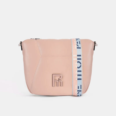 Bolso Bandolera Pepe Moll Lena Napa Puff Nude