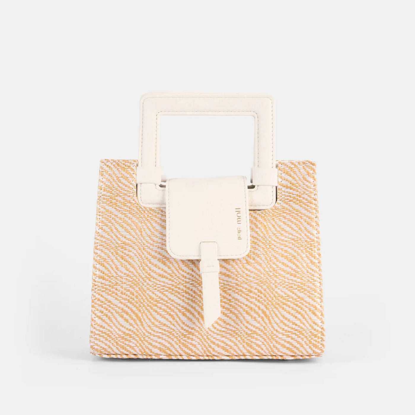 Bolso de Mano con Bandolera Pepe Moll Violet Capri White