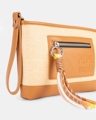 Bolso de Mano con bandolera Pepe Moll Rose Manila Natural