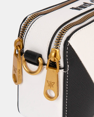 Bolso de hombro con Bandolera Pepe Moll Kim Frenzy Tri-Black