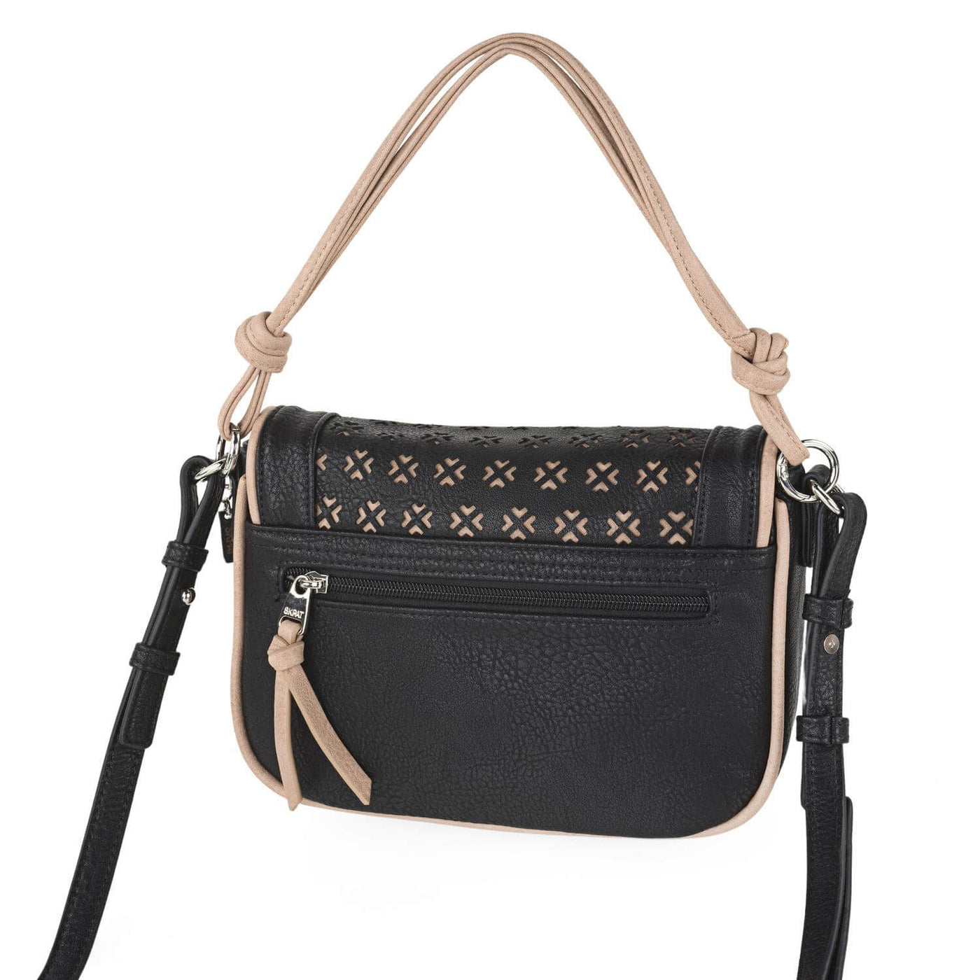 Bolso Bandolera solapa Skpat Crosses Negro