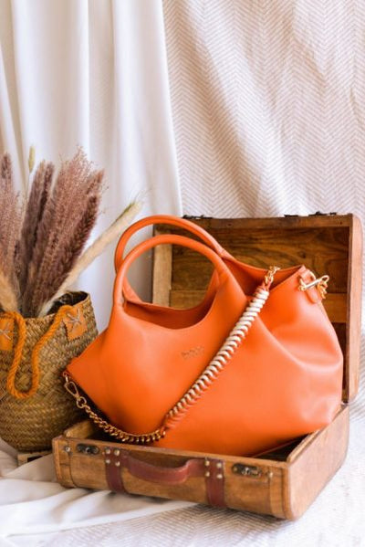 Bolso Noco asa bicolor Naranja