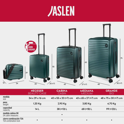 Maleta Cabina Expandible Jaslen Padua