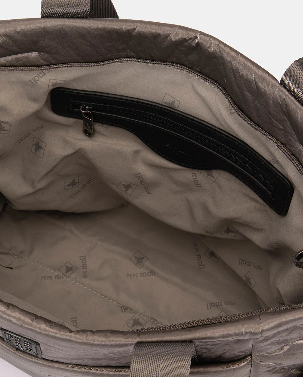 Bolso Shopper Pepe Moll Esperanza Pewter