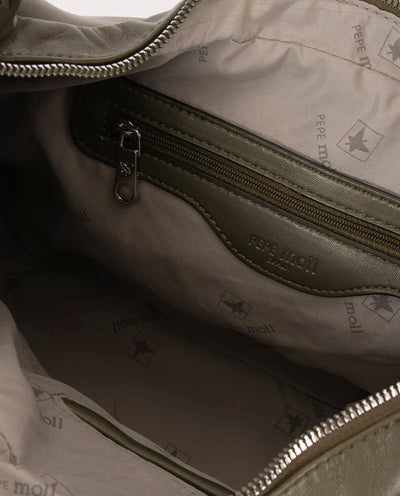 Bolso Hobo Pepe Moll Leonor Verde militar