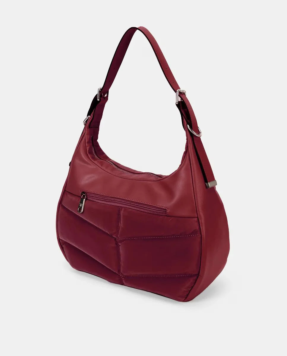 Bolso Hobo Pepe Moll Leonor Burdeos