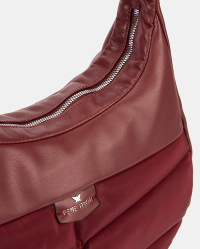 Bolso Hobo Pepe Moll Leonor Burdeos