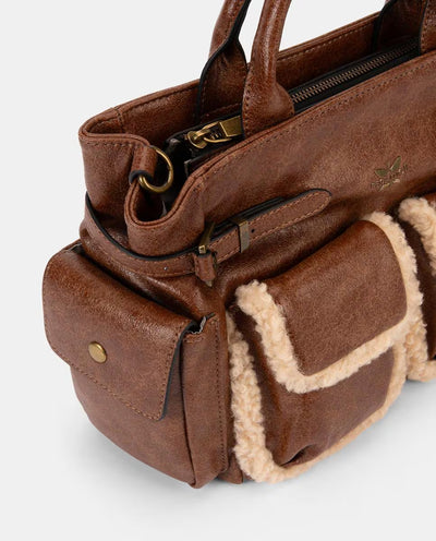 Bolso Bandolera Pepe Moll Elvira Marrón