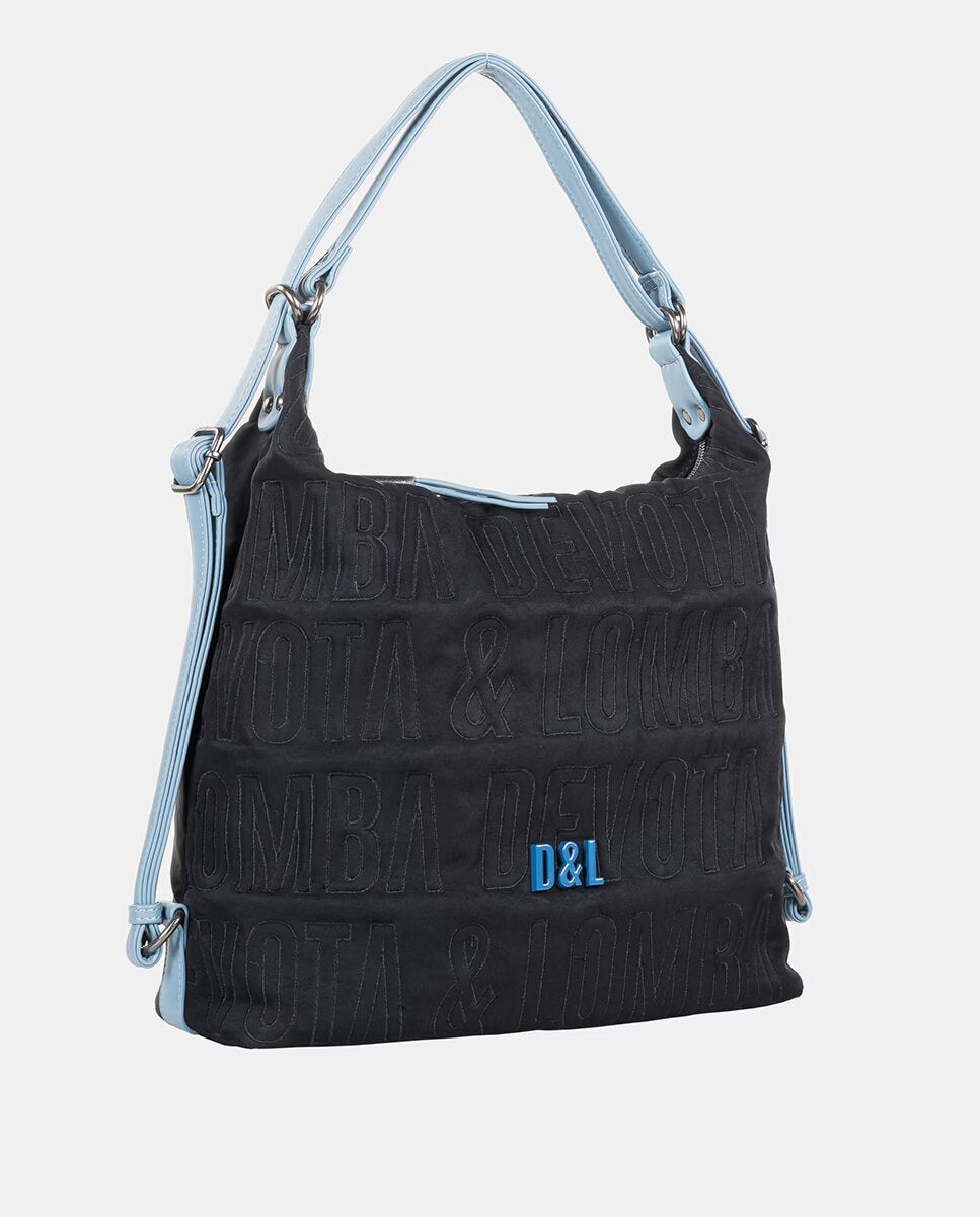 Bolso - Mochila Devota & Lomba Border Negro