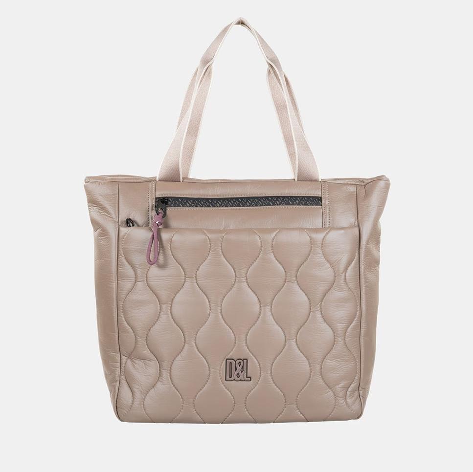 Bolso de Hombro Devota & Lomba Lack color Taupe