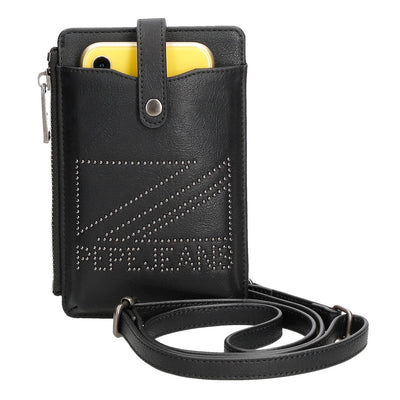 Pepe Jeans Donna sac à bandoulière pour téléphone portable Noir