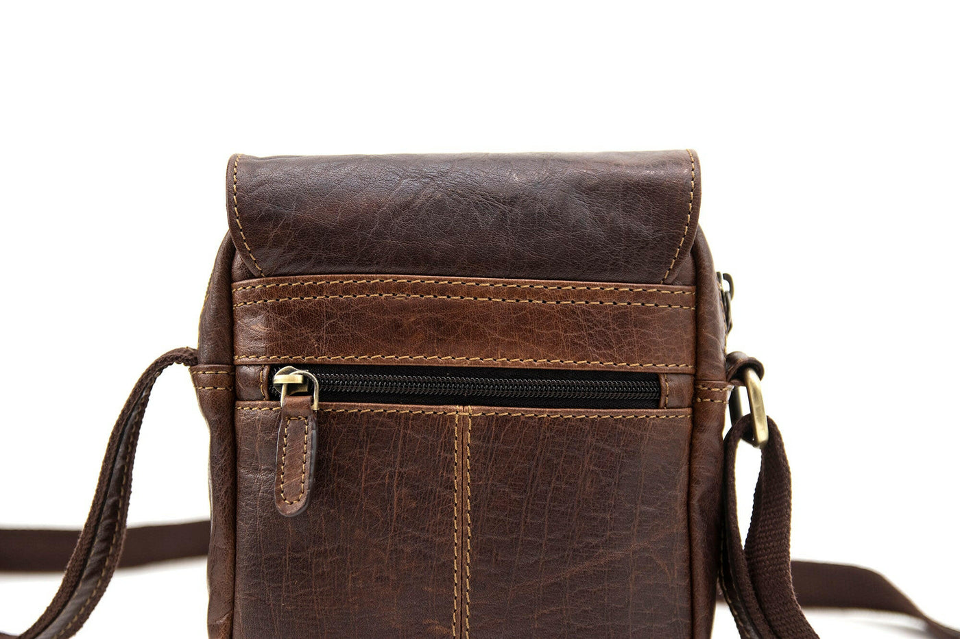 Rosme Small Man Bag (Büffelleder) 15 x 18 cm