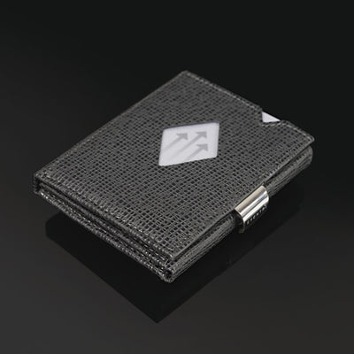 Schwarzer Mosaik-RFID-Schutz-Geldbörsen-Kartenhalter