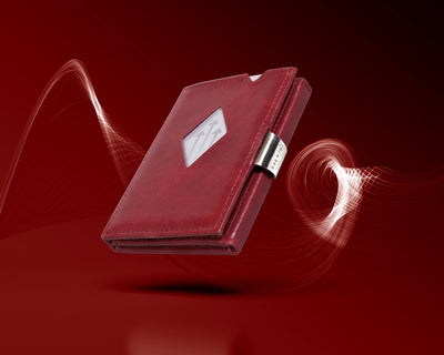 Tarjetero Billetero Proteccion RFID Rich Red